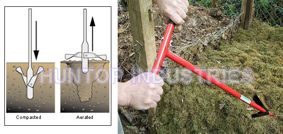 Compost Turner Aerating Tool